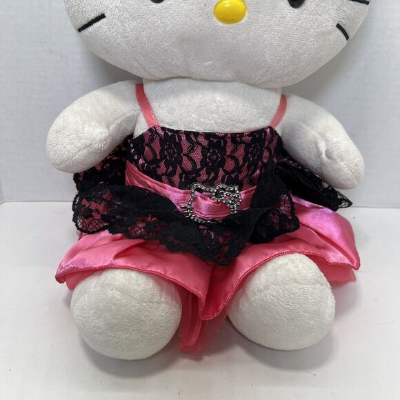 Hello Kitty Build A Bear Plush White With Bow Sanrio 17" Retired BAB - Picture 4 of 5